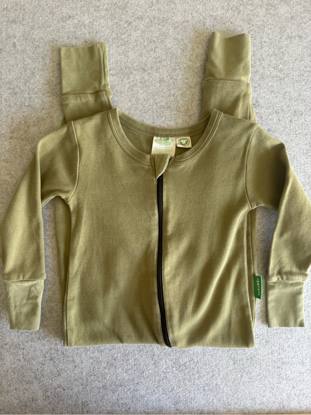 Parade Organic Cotton Green Zippy Size 2T